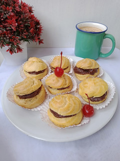 Foto resep Kue Soes/Sus Vla Coklat (Tanpa DCC)