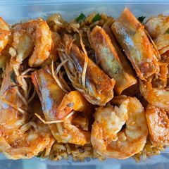 Shrimp fried rice A picture of Shrimp fried rice.