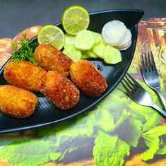 A picture of Mochar Chop (No Onion & No Garlic Banana Flower Cutlet).