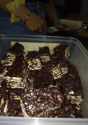 Una foto de Turrón de quaker: con Nesquik