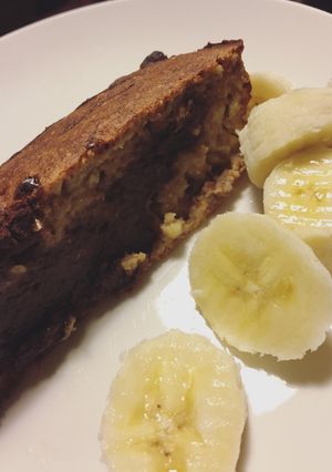 Una foto de Queque ligero de plátano 😋🍌