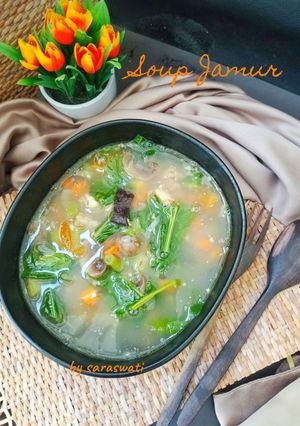 Foto resep Soup Jamur Ayam