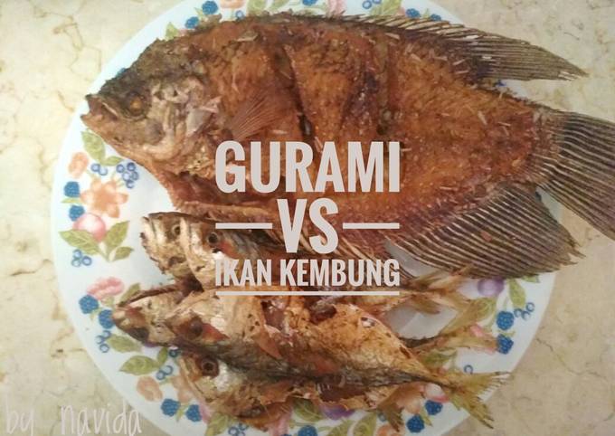 Gurami ikan kembung goreng kriuk