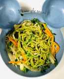 Mì rau củ xào ghẹ