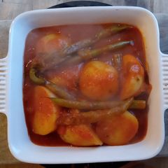 A picture of Paprika'd New Potato & Green Bean Stew.