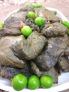 عکسی از دستور دلمه برگ مو