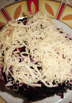 Céklás hússaláta recept fotója