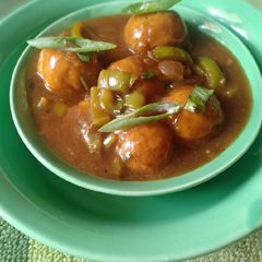 A picture of Veg Manchurian Gravy.