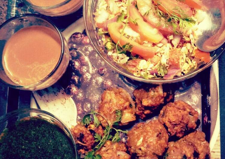 +ACI-Easiest Way to Make Super Quick Homemade Oats+pog- pakode and oats+pog- bhel with hari chutney +ACM-JRC2+ACI-