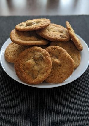 A picture of CHOCO CHIP COOKIES Eggless.