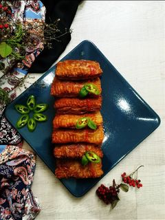 عکسی از دستور كلوچه مرغ.
