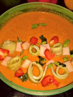 ટોમેટો ગઝપાજો સૂપ કોલ્ડ રેસીપી મુખ્ય ફોટો