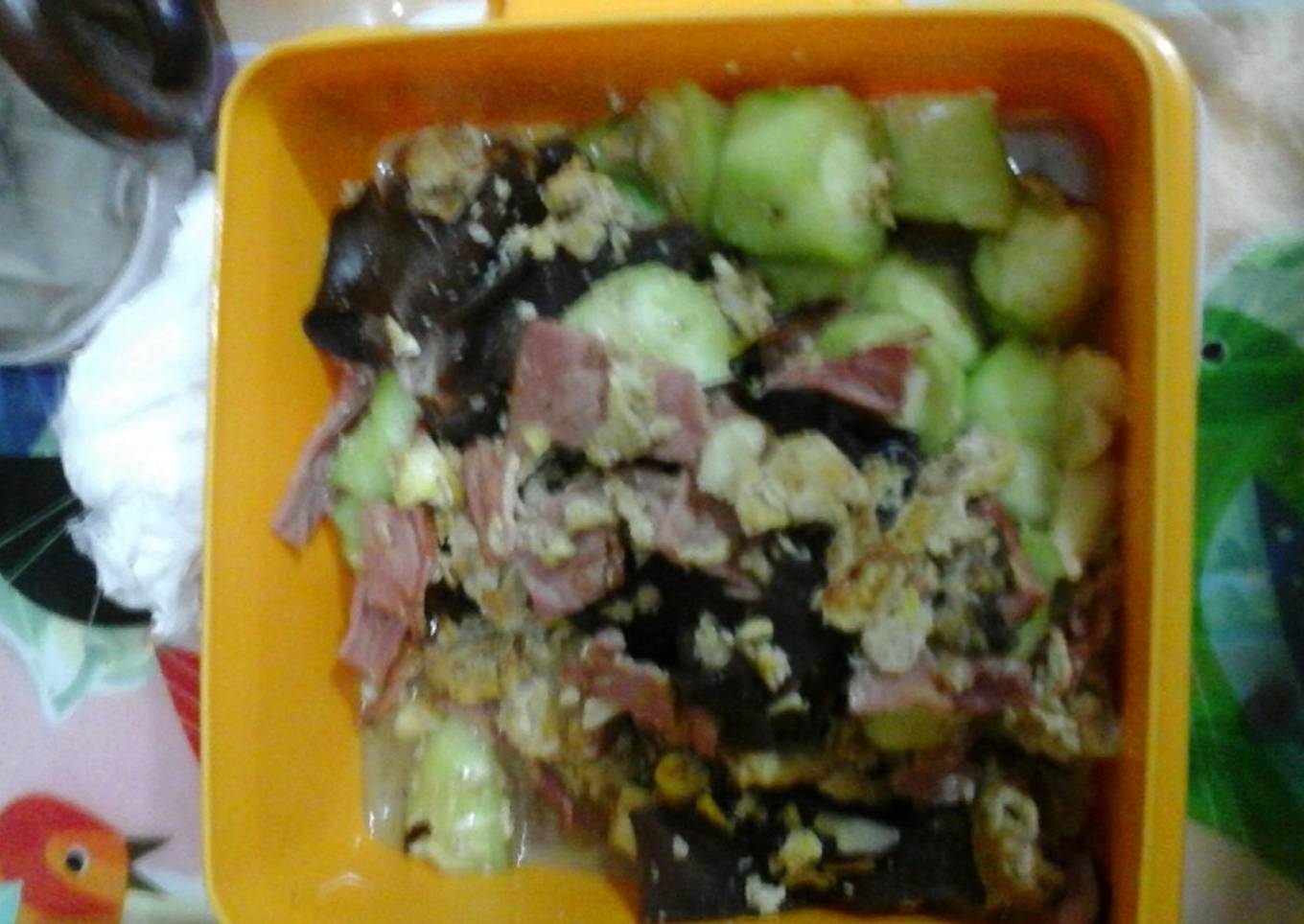 Oyong masak jamur kuping