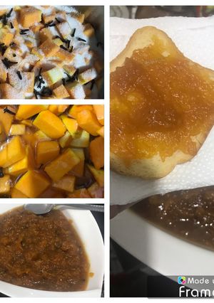 Una foto de Dulce de zapallo