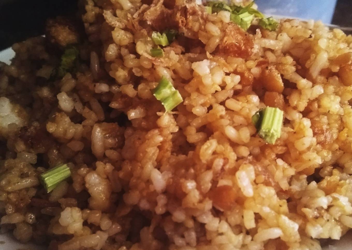 Nasi goreng sambel tempe semangit sederhana