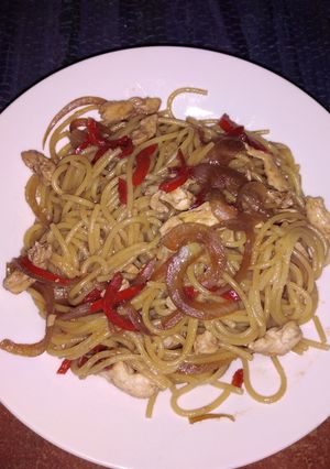 Una foto de Vermichelli con salsa de soja 🍝