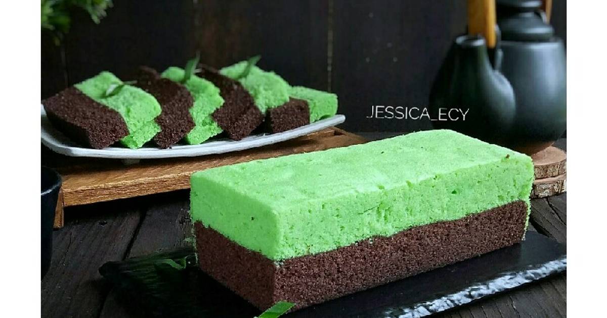 Resep Brownies Kukus Ketan Hitam Pandan oleh Ecy Cookpad