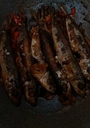 Foto resep Oseng ikan pindang bambu pedas manis