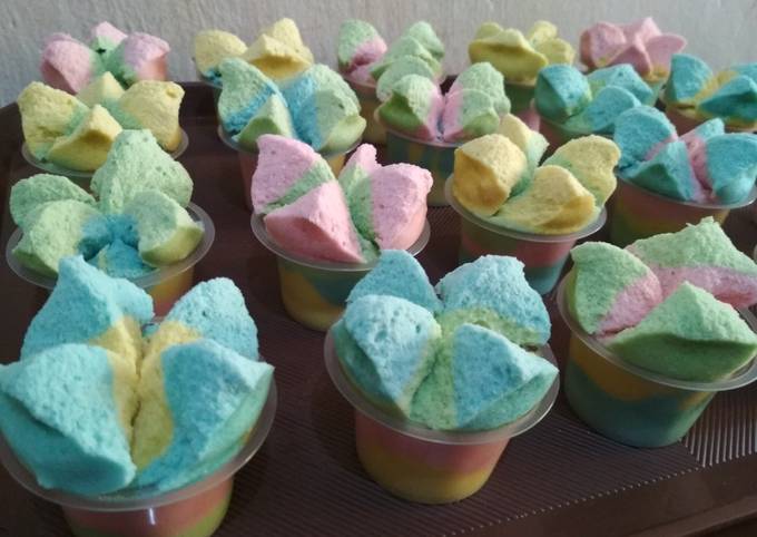 Resep Bolu Kukus Mekar metode all in one yang Lezat Sekali