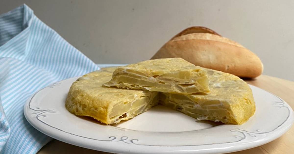 Tortilla de papa en microondas en 15 minutos Receta de poramoralhambre