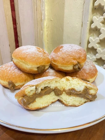 Easy Ways Make Recipes Bomboloni with Coffee Custard🥯 the Can Spoil the Tongue Appealing.