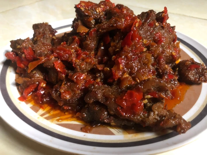Langkah Gampang Menyiapkan Resep Dendeng Sapi Balado, Gurih dan Lezat Anti Ribet, Lezat Sekali