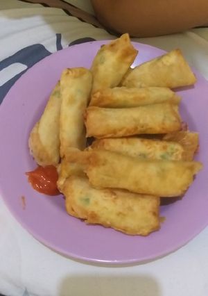 Foto resep Lumpia ayam wortel jagung