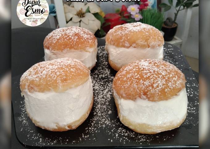 Resep Milk Cream Donut yang Enak Banget