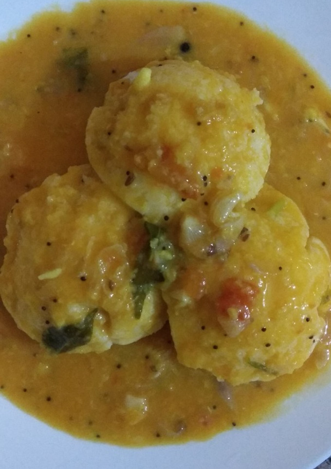 ஸ்பான்ஜி இட்லி மற்றும் சாம்பார் செய்முறை முக்கிய புகைப்படம்