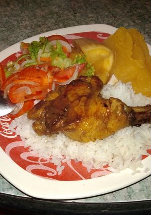 Una foto de Pollo a la naranja