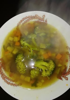 صورة لوصفة شوربة خضار للدايت