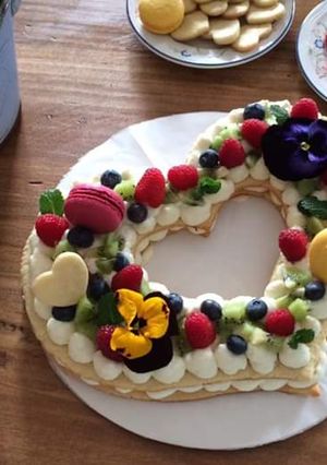 Foto di Cream tart cuore di mamma