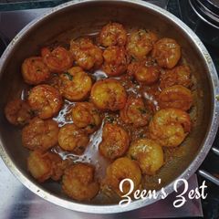 A picture of Tiger Prawns Roast.