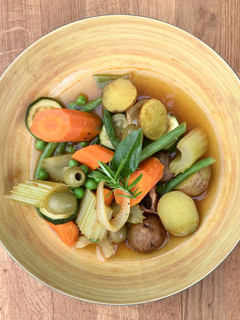 A picture of Menestra de Verduras 🌱Spanish veggie soup or stew.