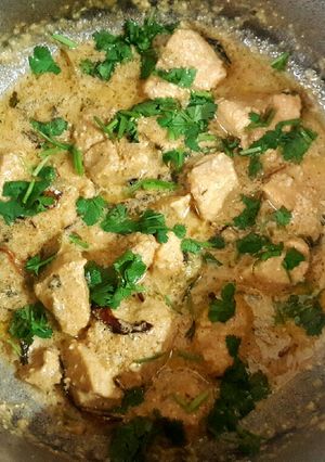 A picture of Chicken Qorma 🍜.