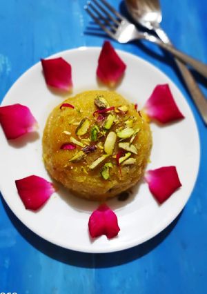 A picture of Moong dal halwa.
