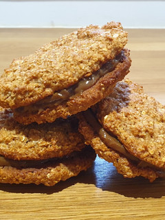Una foto de Alfajores de dulce de leche