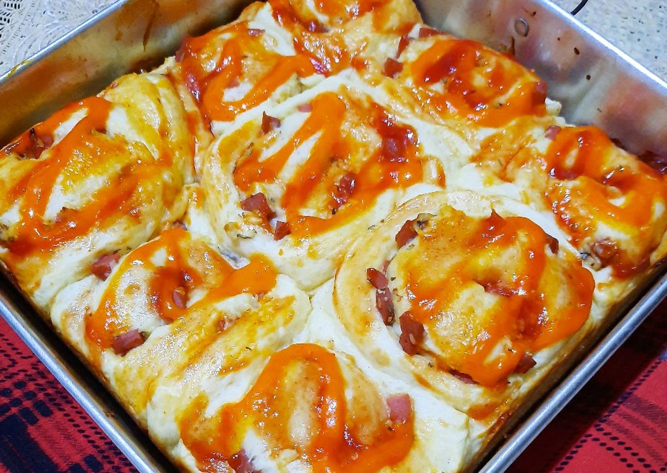Pizza roll lembut dan ekonomis