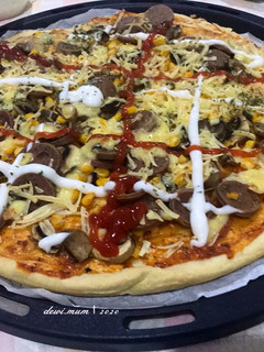 Foto resep Thin-crust pizza