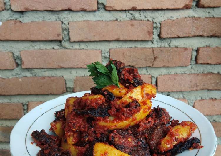Resep: Dendeng Balado Rumahan Menu Enak Dan Mudah Dibuat