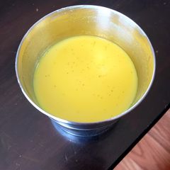 A picture of Turmeric milk.