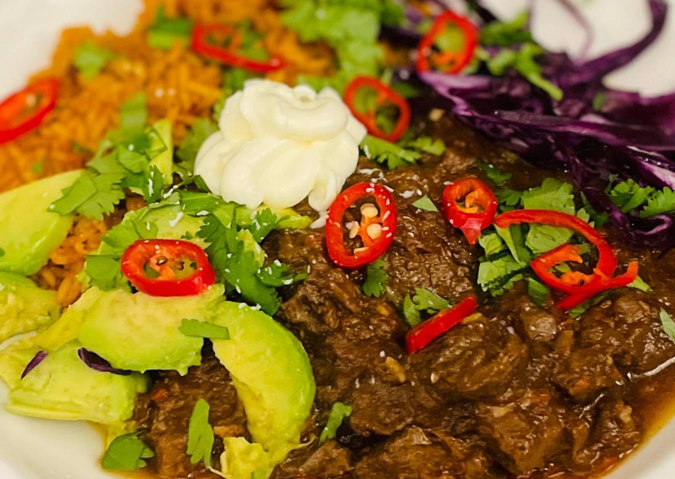 Mexican slow cooked beef