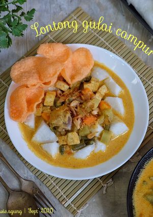 Foto resep Lontong Gulai Campur
