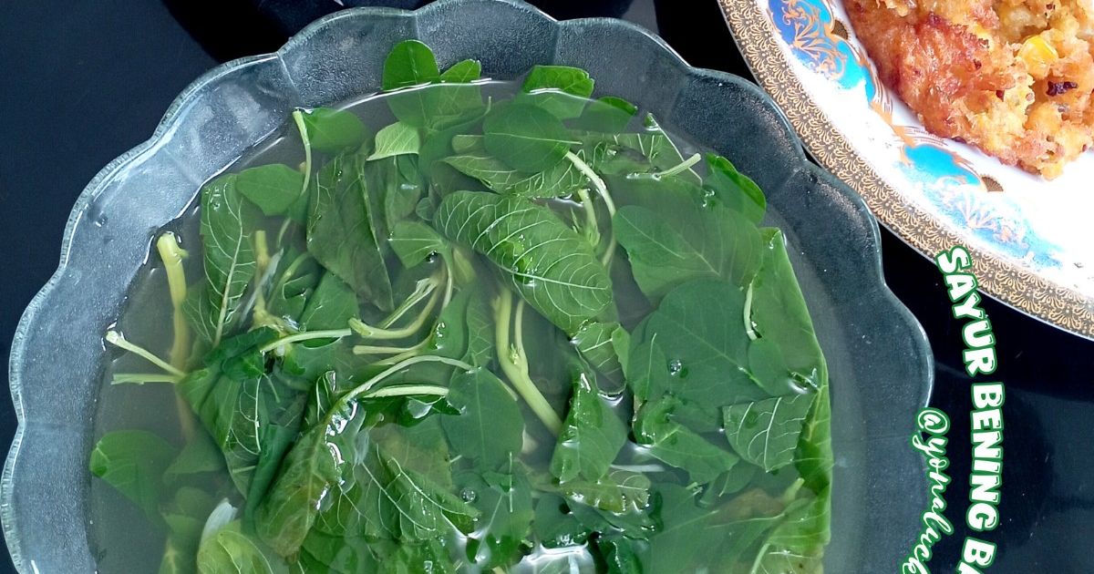 Sayur Bening Bayam Kelor