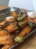 🥕 Carottes rôties miel thym romarin