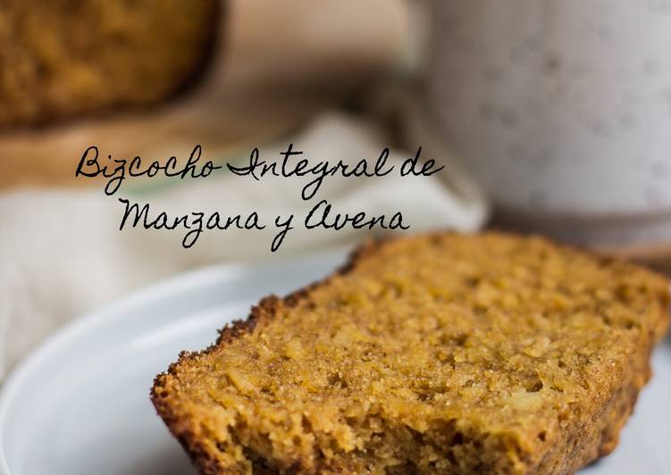 🌾🍏Bizcocho Integral de Manzana y Avena🍏🌾