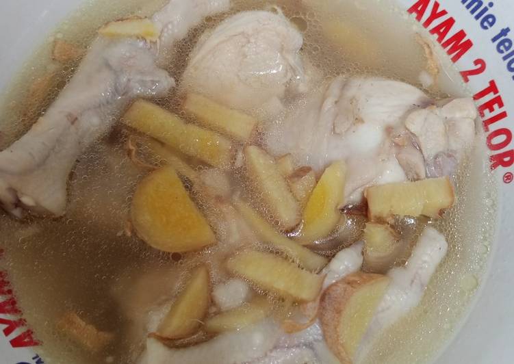 Masakan Populer Sop Ayam Jahe Nikmat Lezat