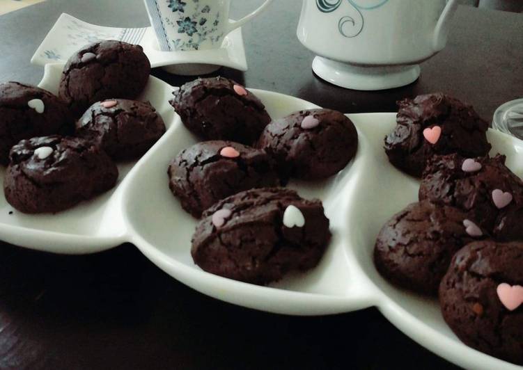 Steps to Make Favorite Dark chocolate chip cookies