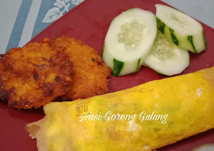 Resep Nasi Goreng gulung yang mudah