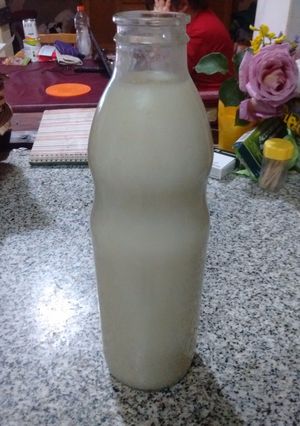 Una foto de Leche de avena